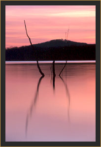 Winter Sunset at Carlisle Cove, Lake Tenkiller